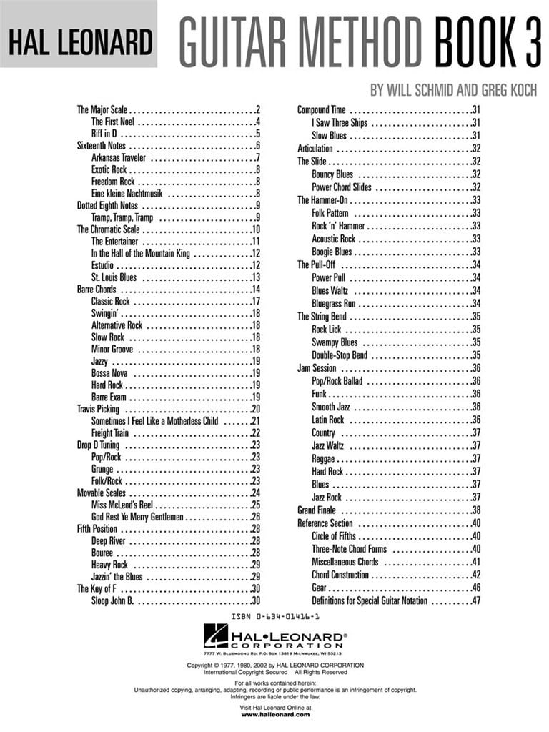 Guitar Method Book 3